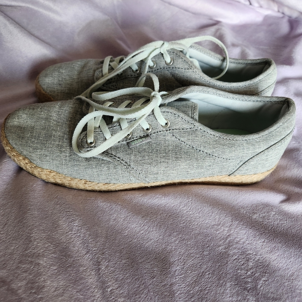 Vans Canvas Espadrille Shoes Size 8 - Picture 3 of 12